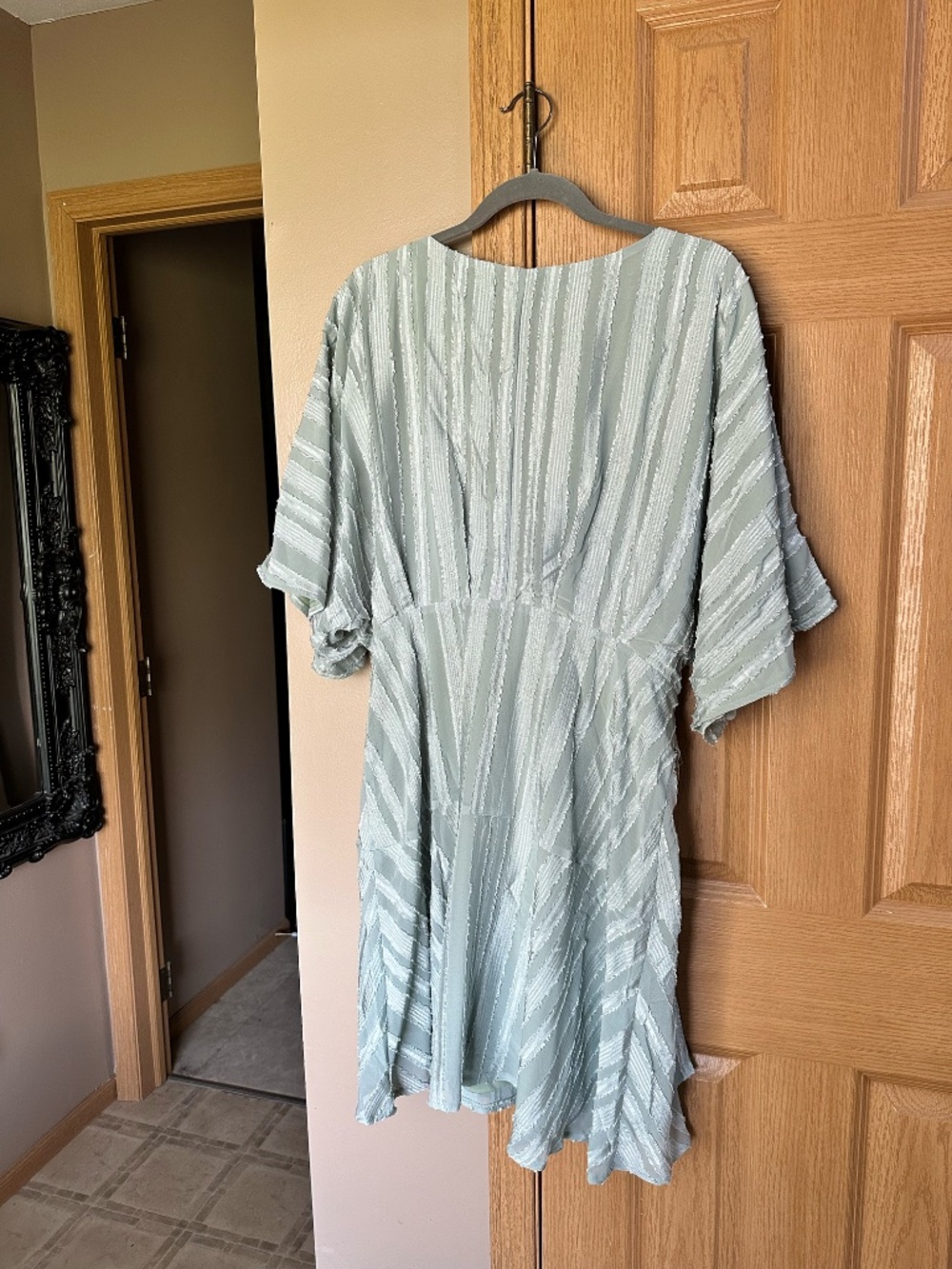 Dolman Sleeve Mini Dress - Iceberg Green NEW! - Picture 6 of 8